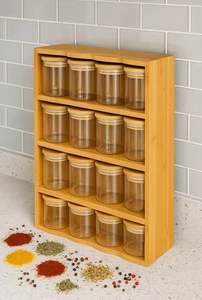 Coffret cadeau d'épices en bois personnalisé – Organisateur de rangement de cuisine – Fournisseur en gros avec livraison rapide - Product Image 6