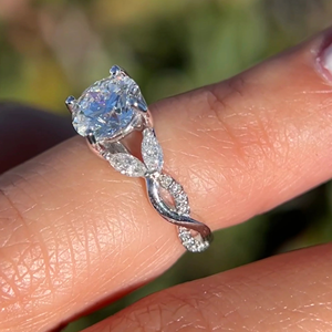 2.15Carat Lab-Grown Pear Cut Diamond IGI Certified Gold Invisible Setting Classic Engagement & Wedding <b>Ring</b> for Parties - Product Image 6