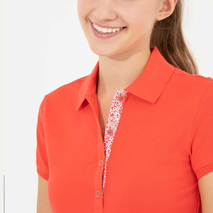 T-shirt surdimensionné à col rond pour femme, en jersey de coton brodé sur mesure, manches courtes, décontracté, pour le bureau, été, vente en gros usine - Product Image 6