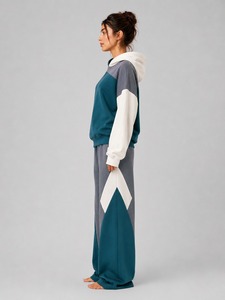 Conjunto Deportivo para <span class=keywords><strong>Mujer</strong></span>, Pantalones Deportivos, Traje Deportivo Azul, Talla Grande, Servicio OEM para la Temporada de Invierno - Product Image 3