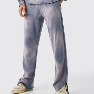 Survêtement en molleton de coton délavé pour homme, coupe décontractée, personnalisable, marque privée, OEM, ODM, vêtements de sport tendance - Product Image 3
