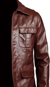 High Quality <b>Men</b> <b>Leather</b> <b>Jacket</b> 2026 Genuine Fashion <b>Leather</b> <b>Jacket</b> Supplier - Product Image 4