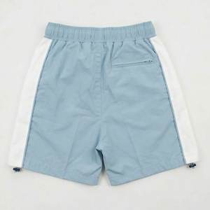 New Sales Custom Logo Sky Blue Men's Nylon <b>Wind</b> <b>Breaker</b> With Shorts Sets For Summer Quick Dry Set Highstreet Half Zipper Jackets - Product Image 5