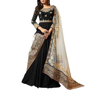 Robe de soirée élégante à fleurs pour femme, robe longue style A, robe de fête en maille pour femme, manches longues - Product Image 4
