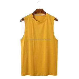 Débardeurs de sport pour hommes avec logo personnalisé, respirants, coupe courte, pour la course à pied, grande taille, stringer personnalisé - Product Image 1