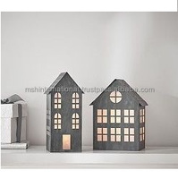 Farol decorativo Vintage para jardín, farol grande colgante de Metal y madera, para granja, al aire libre, gran oferta
