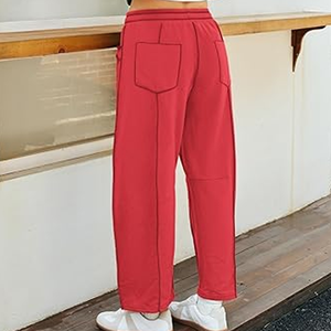 Pantalones Deportivos Eagle Sports 100% Algodón, Tela de Lona Elástica y Transpirable, Cintura con Cordón Ajustable, para Invierno - Product Image 3