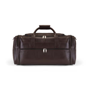 Sac de voyage vintage en cuir pleine fleur grande capacité, élégant, idéal pour les hommes, parfait pour les voyages en avion - Product Image 6