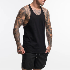 Débardeur de sport décontracté coupe athlétique en coton élasthanne extensible, séchage rapide, léger, sans manches, personnalisable OEM, marque privée - Product Image 5