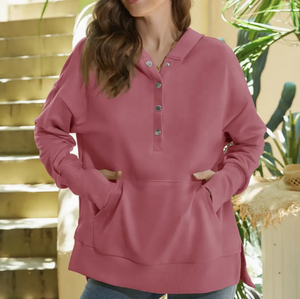 Sweatshirt à capuche surdimensionné au design personnalisé pour femmes sweatshirt à capuche épais et surdimensionné pour femmes sweatshirts à capuche surdimensionnés de haute qualité pour femmes - Product Image 2