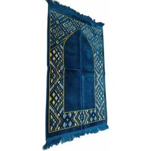 Wholesale 28x48 Soft Polyester Namaz <b>Prayer</b> Rug Diamond Pattern From Turkey Machine Woven for Mosque Home Use Travel Suitable - Product Image 2