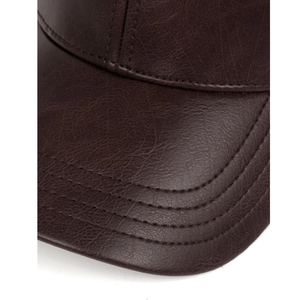 Casquette en cuir sport personnalisée, commande en gros, service OEM, protection solaire, séchage rapide, pour activités de plein air, fitness, cyclisme, jeunesse - Product Image 4