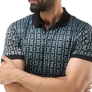 Chemises polo pour hommes, t-shirt personnalisé avec logo, t-shirt polo 100% polyester, t-shirt sublimation, uniforme, polo de golf pour hommes - Product Image 5
