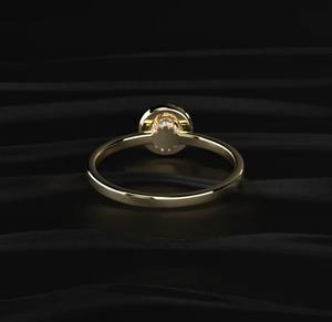 Anillo de Diamantes con Diseño Floral y Piedras de Corte Marquesa en Tono Oro Rosa para Bodas y Regalos, Venta al Por Mayor - Product Image 5