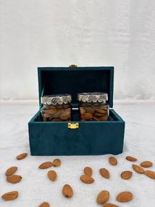 Royal Silver Plated Dry Fruit Jar With Velvet <b>Box</b> - Product Image 4