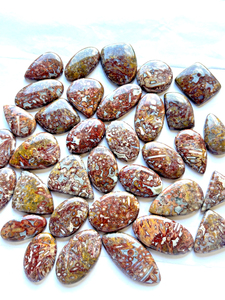 หินโมรา100% รากปาล์มธรรมชาติหินอาเกตอัญมณีหลังแบนขนาดผสมรูปทรงที่ดีที่สุดสำหรับการทำเครื่องประดับ - Product Image 4