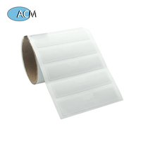 UHF RFID Windschutzscheiben-Aufkleber Passiver Langstrecken-Papier-Tag für Fahrzeugverfolgung Alien 9954