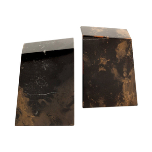 Porte-livres en pierre naturelle moderne de luxe, faits à la main en marbre onyx, décoratifs pour salon, cuisine, maison et bibliothèque de bureau - Product Image 4