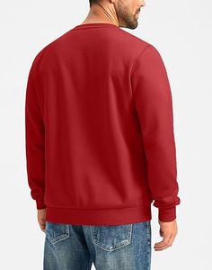 Sweat-shirt pour homme en tricot uni 100% coton respirant et écologique, ODM, confortable pour la maison, chaud, élégant, indispensable pour l'hiver - Product Image 3