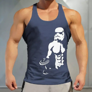 Camiseta sin mangas transpirable de la mejor fabricación para hombre, sublimada, antibacteriana, de alta demanda, última versión. - Product Image 3