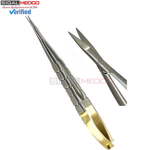 Tijeras Rectas TC Castroviejo de 6 Pulgadas, Instrumentos Médicos Quirúrgicos Profesionales de Acero Inoxidable Alemán, para Corte Médico y Dental - Product Image 4