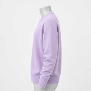 Pull en cachemire à col rond pour homme Flexco Sports, texture fine, chaleur naturelle, silhouette confortable, élégant pour tous les jours - Product Image 2