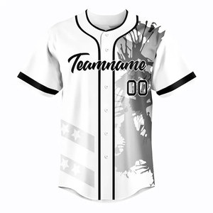 Customizable Breathable Sublimation Baseball Jersey <b>Shirt</b> Plus Size Fashion Softball Playwear Wholesale Custom Style Jersey - Product Image 1