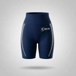 กางเกงขาสั้นออกกำลังกายสำหรับผู้หญิง ทรงสปอร์ต ระบายอากาศได้ดี เหมาะสำหรับโยคะ ยกน้ำหนัก ฟิตเนส ขี่จักรยาน กระชับสัดส่วน ยกกระชับสะโพก แบบไร้ตะเข็บ - Product Image 1