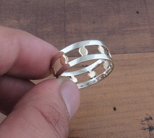 Anillo de Plata de Ley 925 al por Mayor, Anillo de Boda Clásico de Alto Brillo, Anillo de Dedo Minimalista Unisex para Mujer - Product Image 2