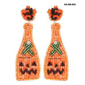 ต่างหูพู่ประดับลูกปัดทำมือสำหรับผู้หญิง สแตนเลสสตีล สไตล์วินเทจ เหมาะสำหรับงานปาร์ตี้ เครื่องประดับโดดเด่น ของขวัญ คอลเลคชั่น Harfii - Product Image 4