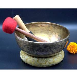 Bol chantant thérapeutique en laiton, instrument de méditation sonore pour le yoga, l'équilibre des chakras, la relaxation et l'énergie spirituelle - Product Image 1