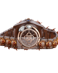 Reloj de Lujo Estilo Hip Hop con Diamantes Moissanite, Correa de Acero Inoxidable de 20 mm, Cuarzo Analógico para Hombre - Product Image 4