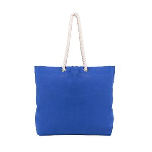 Sac fourre-tout en toile recyclée avec poignées en corde, taille moyenne, bandoulière, soufflet renforcé, personnalisable, écologique, vente en gros - Product Image 6