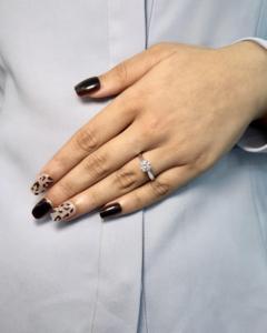 High Quality Eternal Brilliant Round Cut <b>Solitaire</b> Lab Grown Diamond <b>Ring</b> 925 <b>silver</b> Wholesale OEM Fine Jewelry Manufacturer - Product Image 6