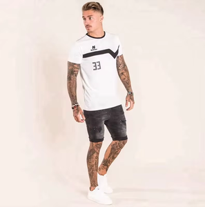 Wholesale Custom 100% Cotton Men's T Shirt Blank Men's t-shirt Plain High Quality T Shirt for Men Print <b>Logo</b> - Product Image 4