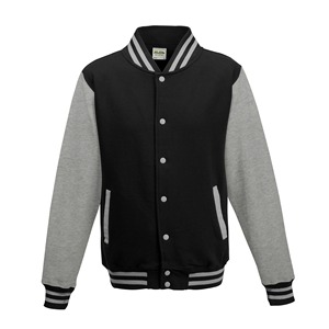 Men's Purple White Varsity <b>Jacket</b> Turn-down Collar Button Closure Casual Autumn Wear Regular Fit Fleece Material - Product Image 4