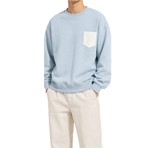 Sweat-shirt à col rond unisexe, broderie personnalisée, molleton de haute qualité, pull décontracté, streetwear d'hiver, broderie personnalisée - Product Image 2
