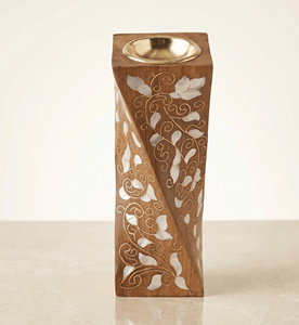 Quemador de Incienso de Madera y Metal Ecológico de Lujo, Porta Incienso Árabe para Bodas Religiosas, Regalos de Inauguración de Casa - Product Image 1