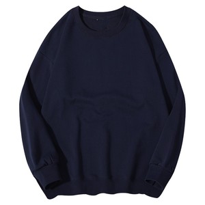 Custom Black Womens Drop Shoulder Oversized Crewneck Fleece Sweatshirt Baggy Casual Pullover Wholesale USA <b>UK</b> Europe OEM Bulk - Product Image 6