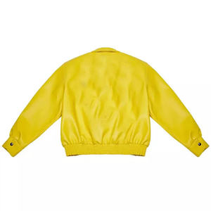 Blouson de travail personnalisé pour homme, style motard, en cuir, avec fermeture éclair, vente en gros, blouson rétro en cuir pour homme - Product Image 2