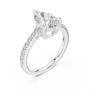Luxury 925 Sterling Silver Emerald Cut Moissanite <b>Diamond</b> <b>Ring</b> Factory Wholesale Custom Jewelry Manufacturer - Product Image 3