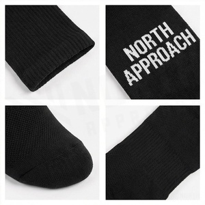 NORTH APPAREL Black <b>Knee</b> <b>High</b> Athletic <b>Socks</b> Breathable Basketball Crew <b>Socks</b> for Adults Summer Sport Wear - Product Image 4