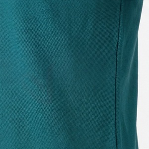 Polo de Manga Corta para Hombre, Color Verde Azulado, Algodón Piqué, Logotipo Bordado, Casual, Transpirable, Corte Regular, Diseño de Punto Sólido - Product Image 5