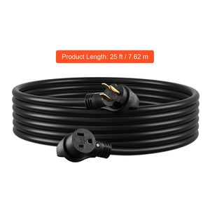 Cavo di Prolunga per Generatore da 30 Ampere, 25 Piedi, 250 Volt, 7500 Watt, NEMA 6-50R NEMA 6-50P SWT 8AWG, Cavo di Alimentazione Flessibile - Product Image 5
