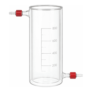Vaso de Laboratorio de Vidrio Borosilicato de Doble Pared con Aislamiento de 50-5000 ml para un Control Preciso de la Temperatura - Product Image 1