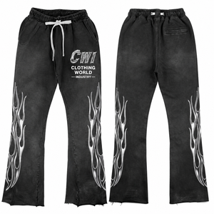 High Quality Custom logo joggers <b>baggy</b> sweatpants 100%Cotton 450gsm Heavy Sweatpants <b>baggy</b> <b>trousers</b> Available in All Colors - Product Image 1