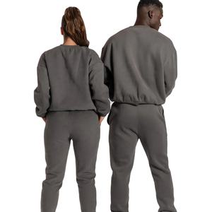 Sudadera con Capucha de Invierno de 500 Gsm al por Mayor, Chándal Holgado de Felpa Francesa, Conjunto de 2 Piezas Personalizado para Hombre, Logotipo Personalizado, Transpirable, Antibacteriano - Product Image 2