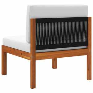 Ensemble de canapé d'extérieur moderne et durable en teck avec cordage pour jardin, cour et mobilier de salon dans les hôtels et restaurants - Product Image 3