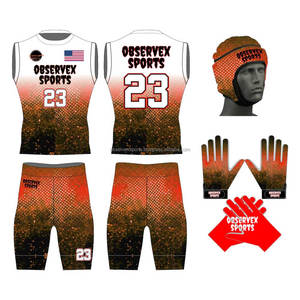 Uniforme de fútbol americano 7v7 de compresión, uniforme personalizado de fútbol americano 7v7, el mejor uniforme 7on7 - Product Image 1