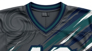 Camiseta de Fútbol Americano de Manga Corta Transpirable con Diseño Personalizado al por Mayor, Impresa con el Logotipo OEM para Venta en Línea - Product Image 6